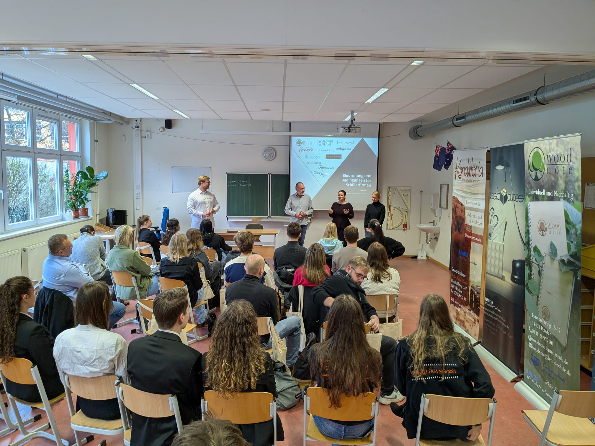 Studenten zu Besuch