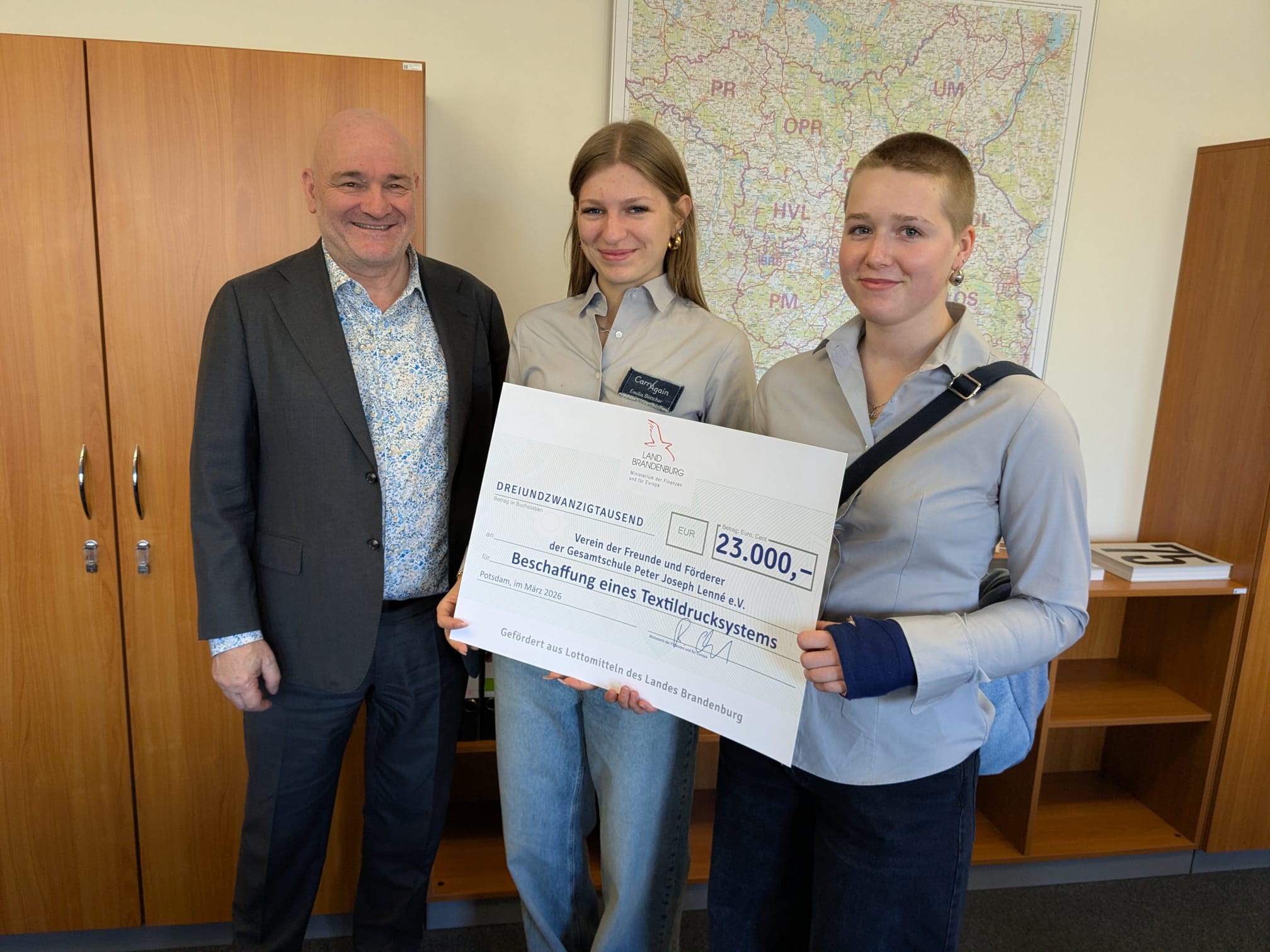 Besuch im Finanzministerium Brandenburg